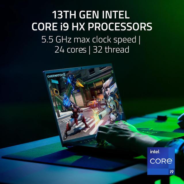 Alt view image 10 of 14 - Razer Blade 16 - 16.0" DUAL-MODE: UHD + 120Hz / FHD + 240Hz Mini LED - Intel Core i9 13th Gen 13950HX (2.20GHz) - NVIDIA GeForce RTX 4090 Laptop GPU - 32 GB DDR5 - 2 TB PCIe SSD - Windows 11 Home - Gaming Laptop (RZ09-0483UEJ4-R3U1)
