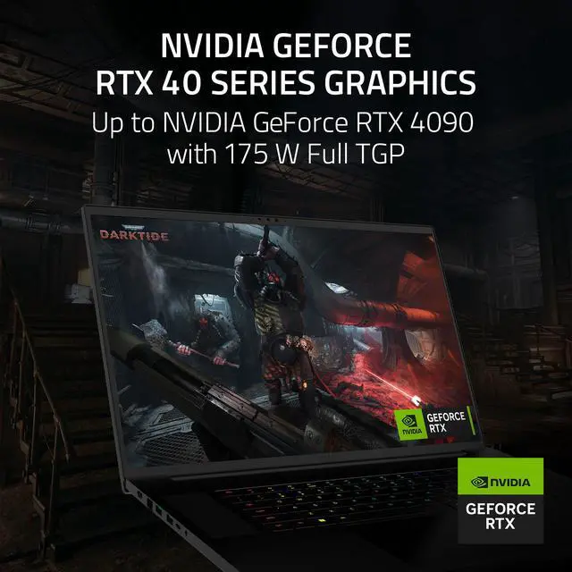 Alt view image 9 of 14 - Razer Blade 18 - 18.0" QHD+ 240 Hz - Intel Core i9 13th Gen 13950HX (2.20GHz) - NVIDIA GeForce RTX 4080 Laptop GPU - 32 GB DDR5 5600MHz - 1 TB SSD - Windows 11 Home - Gaming Laptop (RZ09-0484TEH3-R3U1 )