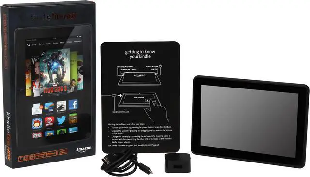 Alt view image 8 of 8 - Amazon Kindle Fire HDX 7" Tablet – 16GB WiFi without Special Offers