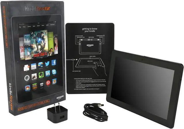 Alt view image 8 of 8 - Amazon Kindle Fire HDX 2GB Memory 8.9" 2560 x 1600 Tablet Fire OS 3.0 Mojito Black