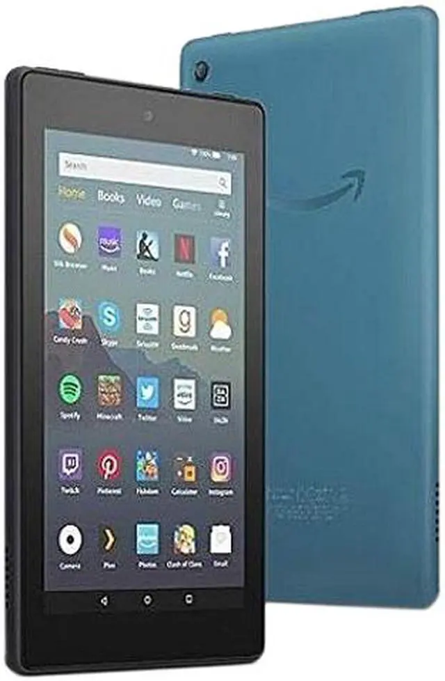 Main image of Amazon Fire 7 Tablet 53-018627 1GB Memory 32GB Flash Storage 7" 1024 x 600 Tablet PC FireOS 6 (Nougat) Black