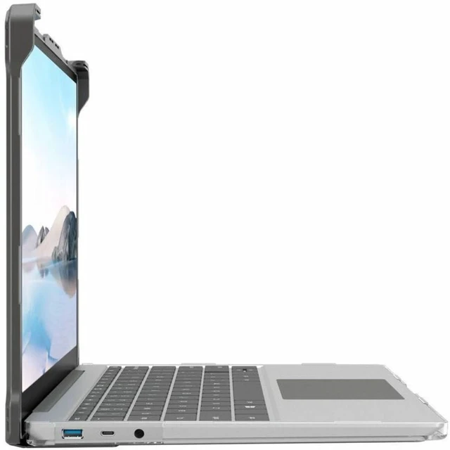 Alt view image 3 of 4 - MAXCases Extreme Shell L for Microsoft Surface Laptop Go Gen 1/2/3 12.4" (Model #1943) (Black) - MS-ESL-SLG-12-BLK
