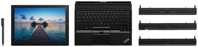 Alt view image 4 of 20 - ThinkPad Intel Core m5-6Y57 8GB Memory 256 GB SSD Intel HD Graphics 515 12.0" Touch Screen 2160 x 1440 2-in-1 Laptop Windows 10 Pro 64-Bit X1 (20GG001KUS)