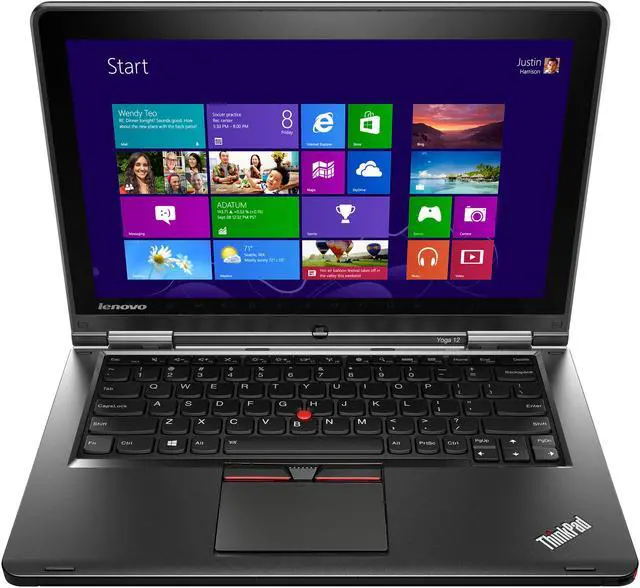 Alt view image 4 of 8 - ThinkPad Yoga 12 Intel Core i5-5200U 4GB Memory 16 GB M.2 SSD 500GB HDD Intel HD Graphics 5500 12.5" Touch Screen 1366 x 768 2-in-1 Laptop Windows 10 Pro 64-Bit 20DL0076US