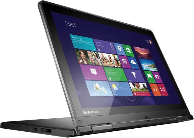 Alt view image 2 of 8 - ThinkPad Yoga 12 Intel Core i5-5200U 4GB Memory 16 GB M.2 SSD 500GB HDD Intel HD Graphics 5500 12.5" Touch Screen 1366 x 768 2-in-1 Laptop Windows 10 Pro 64-Bit 20DL0076US