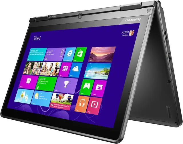 Alt view image 6 of 8 - ThinkPad Yoga 12 Intel Core i5-5200U 4GB Memory 16 GB M.2 SSD 500GB HDD Intel HD Graphics 5500 12.5" Touch Screen 1366 x 768 2-in-1 Laptop Windows 10 Pro 64-Bit 20DL0076US