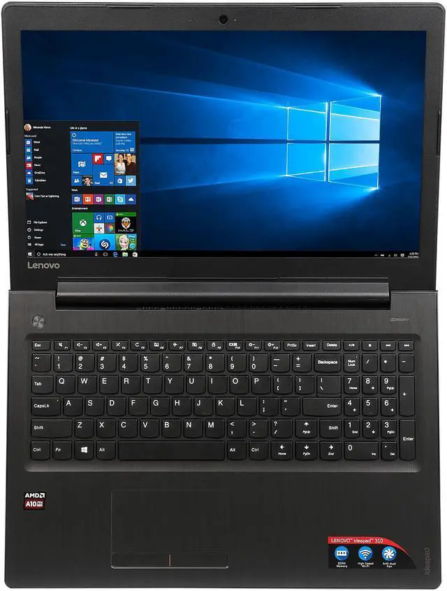 Alt view image 6 of 8 - Lenovo Laptop Ideapad 310 AMD A10-9600P 8GB Memory 1TB HDD AMD Radeon R5 Series 15.6" Non-Touch Screen Windows 10 Home 80ST0005US