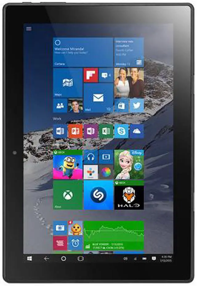Alt view image 7 of 16 - Lenovo Miix 310 (80SG001FUS) Intel Atom x5-Z8350 (1.44 GHz) 2 GB Memory 64 GB eMMC Intel HD Graphics 400 10.1" Touchscreen 1280 x 800 2-in-1 Tablet Windows 10 Home 64-Bit