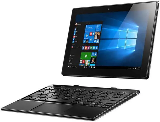 Main image of Lenovo Miix 310 (80SG001FUS) Intel Atom x5-Z8350 (1.44 GHz) 2 GB Memory 64 GB eMMC Intel HD Graphics 400 10.1" Touchscreen 1280 x 800 2-in-1 Tablet Windows 10 Home 64-Bit
