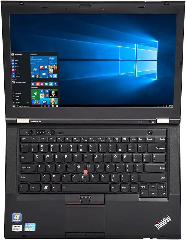 Alt view image 6 of 8 - ThinkPad Laptop Intel Core i5-3320M 4GB Memory 320GB HDD Intel HD Graphics 4000 14.0" Non-Touch Screen Windows 10 Pro 64-Bit T430