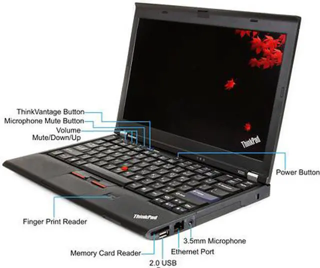 Alt view image 2 of 4 - Lenovo Laptop - C Grade X Series Intel Core i5-2410M 4GB Memory 250GB HDD 12.5" Windows 10 Home 64-Bit X220