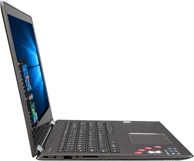 Alt view image 4 of 8 - Lenovo Flex 4 1570 80SB0003US Intel Core i7 6th Gen 6500U (2.50 GHz) 8 GB Memory 1 TB HDD 15.6" Touchscreen 1920 x 1080 2-in-1 Laptop Windows 10 Home 64-Bit