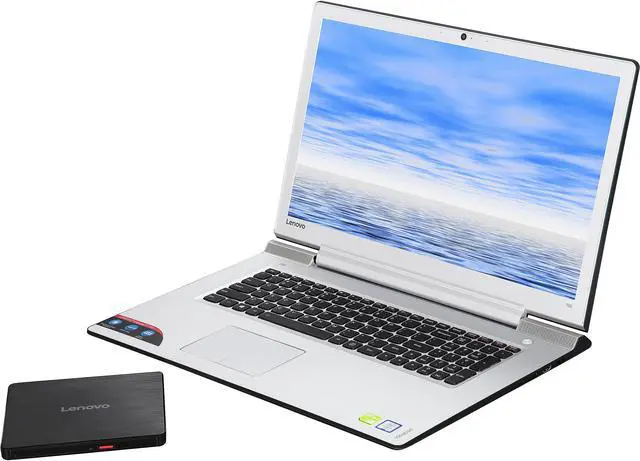 Main image of Lenovo Laptop IdeaPad 700 Intel Core i5-6300HQ 12 GB DDR4 Memory 1TB HDD 128 GB SSD NVIDIA GeForce GT 940MX 17.3" Non-Touch Screen Windows 10 Home 64-Bit 80RV002TUS