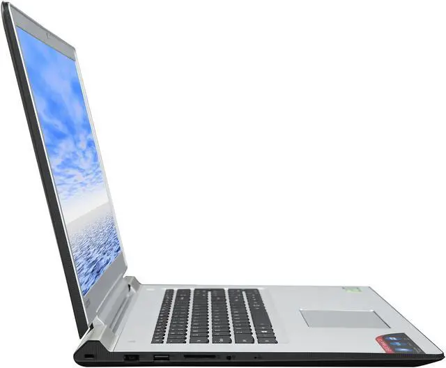 Alt view image 4 of 12 - Lenovo Laptop IdeaPad 700 Intel Core i5-6300HQ 12 GB DDR4 Memory 1TB HDD 128 GB SSD NVIDIA GeForce GT 940MX 17.3" Non-Touch Screen Windows 10 Home 64-Bit 80RV002TUS