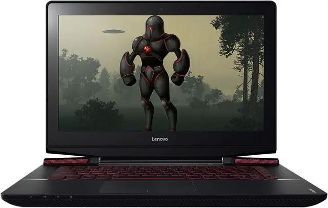 Alt view image 2 of 7 - Lenovo IdeaPad - 14.0" AMD Radeon R9 M375 - Intel Core i7-6700HQ  - 16GB Memory - 256 GB SSD - Windows 10 Home 64-Bit - Gaming Laptop - IPS (Y700-14ISK (80NU002AUS) )