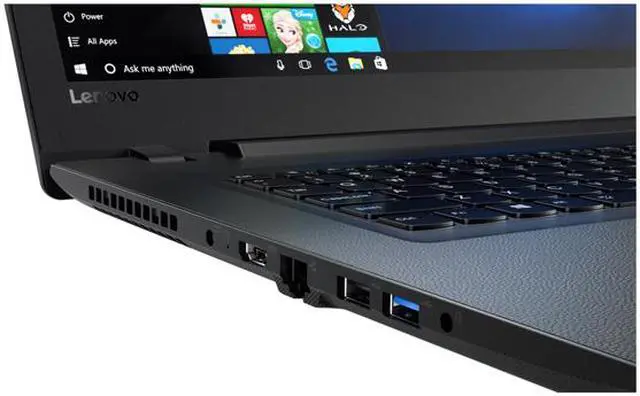 Alt view image 11 of 15 - Lenovo Laptop IdeaPad Intel Core i3-7100U 4GB Memory 500GB HDD Intel HD Graphics 620 17.3" Non-Touch Screen Windows 10 Home 110 17 (80VK000EUS)
