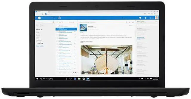 Alt view image 2 of 14 - Lenovo Laptop ThinkPad Intel Core i5-7200U 4GB Memory 500GB HDD Intel HD Graphics 620 15.6" Non-Touch Screen Windows 10 Pro 64-Bit E570 (20H50048US)