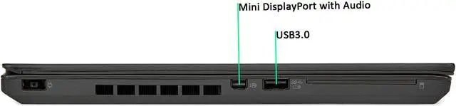 Alt view image 4 of 4 - Lenovo ThinkPad T440 Laptop Intel Core i5 4th Gen 4300U (1.90 GHz) 8 GB Memory 240 GB SSD Intel HD Graphics 4400 14.0" Windows 10 Pro 64-bit Grade A