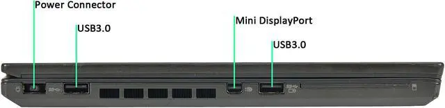 Alt view image 4 of 4 - Lenovo T440S Laptop Intel Core i7 4th Gen 4600U (2.10 GHz) 8 GB Memory 128 GB SSD Intel HD Graphics 4400 14.0" Windows 10 Pro 64-Bit B Grade