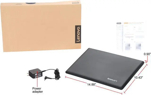 Alt view image 8 of 8 - Lenovo IdeaPad 110 80TR001DUS AMD A9-Series A9-9400 (2.40 GHz) 8 GB Memory 1 TB HDD AMD Radeon R5 Series 15.6" Windows 10 Home 64-Bit Like New Open Box