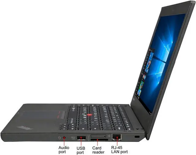 Alt view image 2 of 8 - Lenovo Laptop Intel Core i7-4600U 8GB Memory 240 GB SSD 12.5" Windows 10 Pro 64-Bit X240