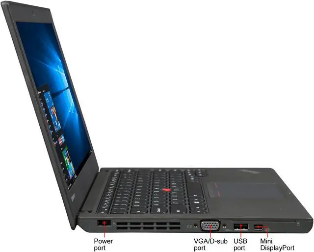 Alt view image 4 of 8 - Lenovo Laptop Intel Core i7-4600U 8GB Memory 240 GB SSD 12.5" Windows 10 Pro 64-Bit X240
