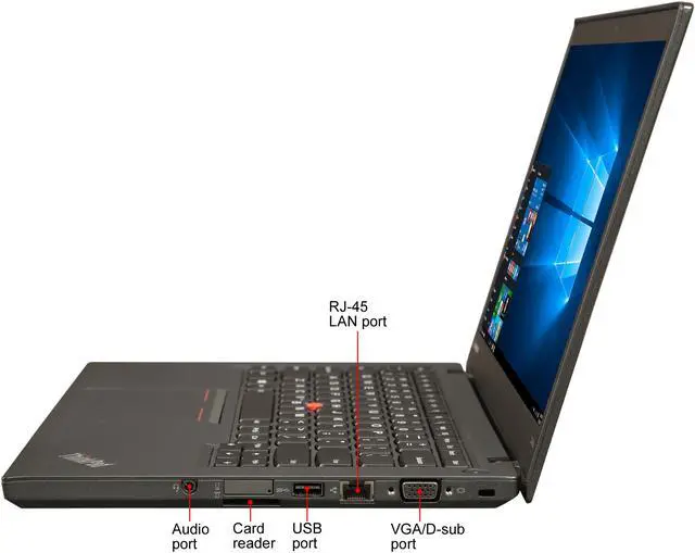 Alt view image 2 of 8 - Lenovo Laptop Intel Core i7-4600U 12GB Memory 240 GB SSD Intel HD Graphics 4400 14.0" Non-Touch Screen Windows 10 Pro 64-Bit T440S