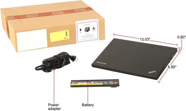 Alt view image 8 of 8 - Lenovo Laptop Intel Core i7-4600U 12GB Memory 240 GB SSD Intel HD Graphics 4400 14.0" Non-Touch Screen Windows 10 Pro 64-Bit T440S