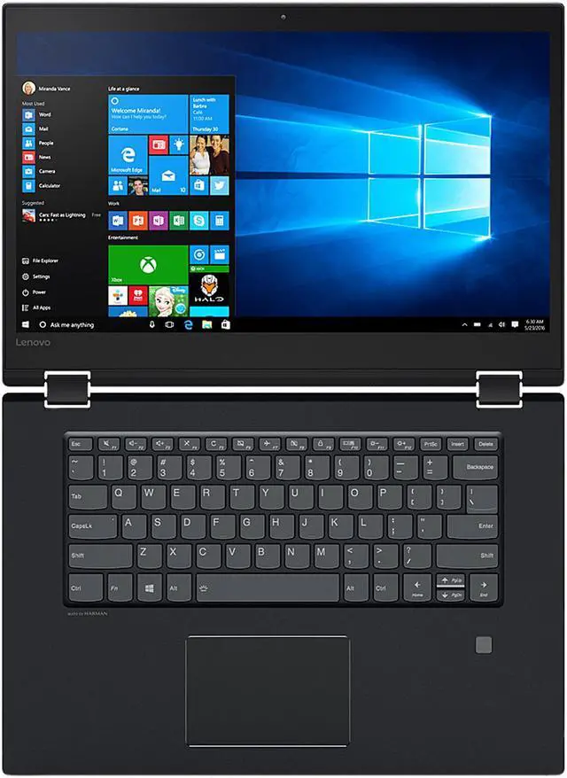 Alt view image 5 of 11 - Lenovo Flex 5 1570 80XB0000US Intel Core i7 7th Gen 7500U (2.70 GHz) 8 GB Memory 256 GB SSD NVIDIA GeForce 940MX 15.6" Touchscreen 1920 x 1080 2-in-1 Laptop Windows 10 Home 64-Bit