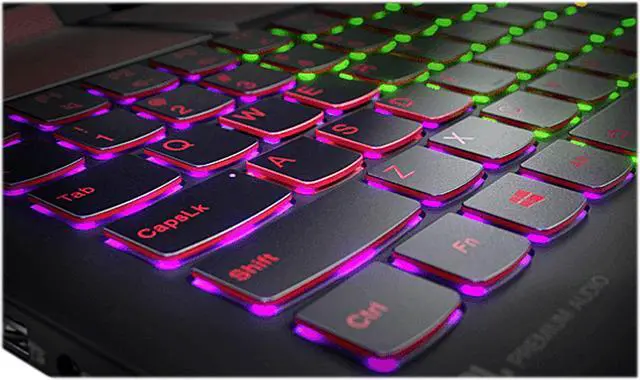 Alt view image 14 of 20 - Lenovo Y720-15IKB 80VR002HUS 15.6" 4K/UHD GTX 1060 6 GB VRAM i7-7700HQ 16 GB Memory 256 GBB SSD + 1 TB HDD Windows 10 Home VR Ready Gaming Laptop