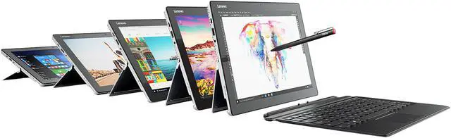 Alt view image 15 of 18 - Lenovo Miix Intel Core i5-7200U 4GB Memory 128 GB SSD Intel HD Graphics 620 12.2" Touch Screen 1920 x 1200 Detachable 2-in-1 Laptop Windows 10 Home 510 (80XE002EUS)