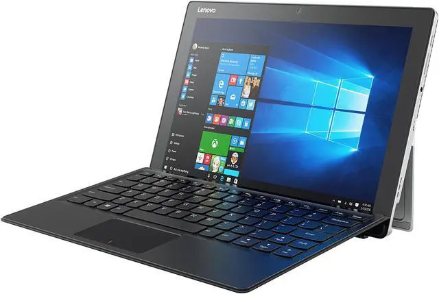Alt view image 2 of 18 - Lenovo Miix Intel Core i5-7200U 4GB Memory 128 GB SSD Intel HD Graphics 620 12.2" Touch Screen 1920 x 1200 Detachable 2-in-1 Laptop Windows 10 Home 510 (80XE002EUS)