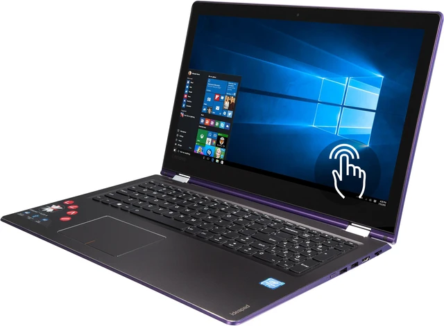 Main image of Lenovo Flex 4 Intel Pentium 4405U 8GB Memory 1TB HDD Intel HD Graphics 520 15.6" 10-point Multi-touch 1920 x 1080 Convertible 2-in-1 Laptop Windows 10 Home 64-Bit 1570 (80SB000LUS)