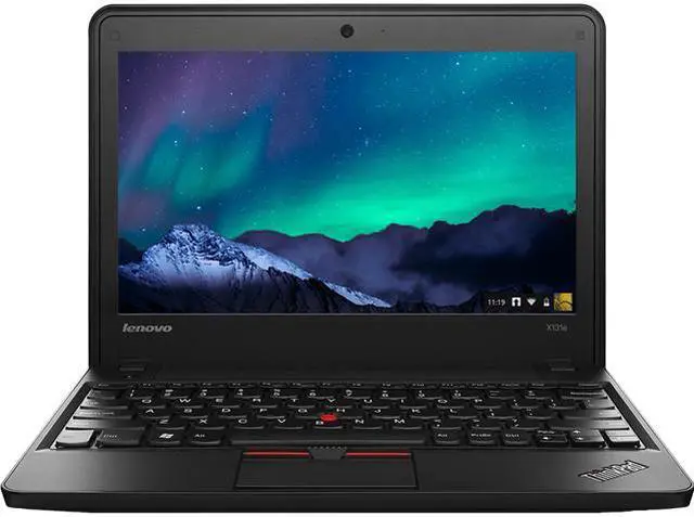Main image of Lenovo ThinkPad Grade B Chromebook Intel Celeron 1007U 4GB Memory 16 GB SSD 11.6" Non-Touch Screen Chrome OS X131E