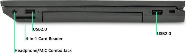 Alt view image 3 of 4 - Lenovo Grade A Laptop L440 Intel Core i5 4th Gen 4300M (2.60 GHz) 8 GB Memory 320 GB HDD 14.0" Windows 10 Pro 64-Bit
