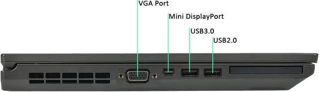 Alt view image 4 of 4 - Lenovo Grade A Laptop L440 Intel Core i5 4th Gen 4300M (2.60 GHz) 8 GB Memory 320 GB HDD 14.0" Windows 10 Pro 64-Bit