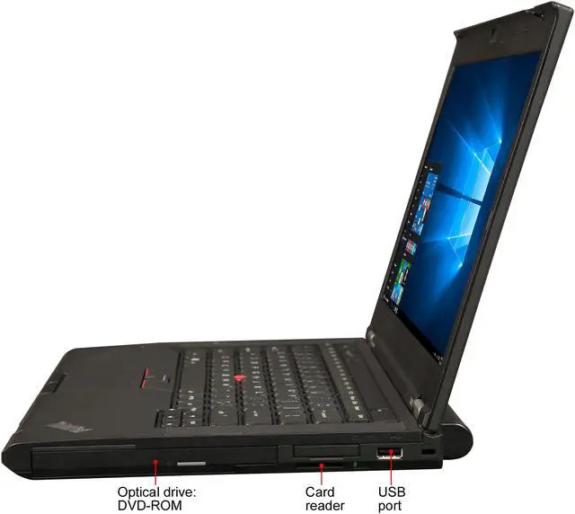 Alt view image 2 of 8 - Lenovo Laptop ThinkPad Intel Core i5-3320M 4GB Memory 320GB HDD 14.0" Non-Touch Screen Windows 10 Pro 64-Bit T430