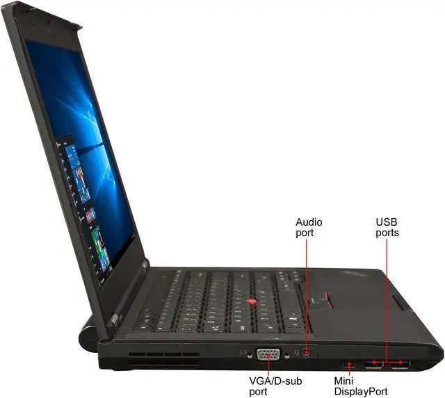 Alt view image 4 of 8 - Lenovo Laptop ThinkPad Intel Core i5-3320M 4GB Memory 320GB HDD 14.0" Non-Touch Screen Windows 10 Pro 64-Bit T430