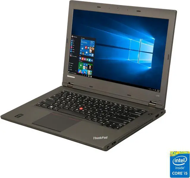 Main image of Lenovo Laptop Intel Core i5-4300M 4GB Memory 180 GB SSD 14.0" Windows 10 Pro 64-Bit L440
