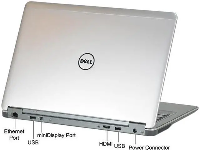 Alt view image 3 of 5 - DELL B Grade Laptop Intel Core i5-4300U 8GB Memory 128 GB SSD Intel HD Graphics 4400 14.0" Non-Touch Screen Windows 10 Pro 64-Bit E7440
