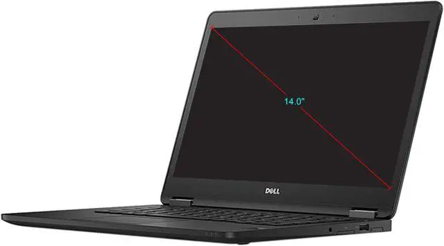Alt view image 2 of 2 - DELL Grade A Laptop Latitude Intel Core i5-6300U 8GB Memory 256 GB SSD Intel HD Graphics 520 14.0" Non-Touch Screen Windows 10 Pro 64-bit E7470