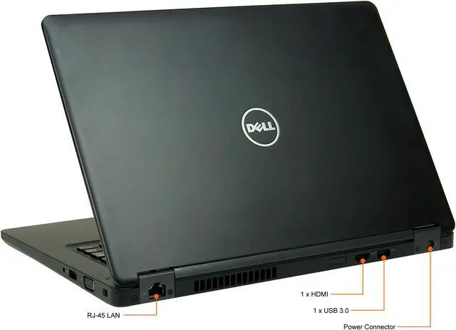 Alt view image 9 of 9 - DELL B Grade Laptop Intel Core i5-6440HQ 16GB Memory 512 GB SSD Intel HD Graphics 530 14.0" Non-Touch Screen Windows 10 Pro 64-bit 5480