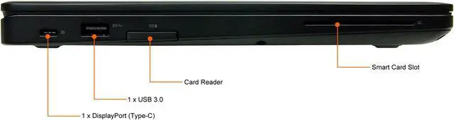 Alt view image 7 of 9 - DELL Laptop Intel Core i5-6200U 8GB Memory 512 GB SSD 14.0" Windows 10 Pro 64bit 5480