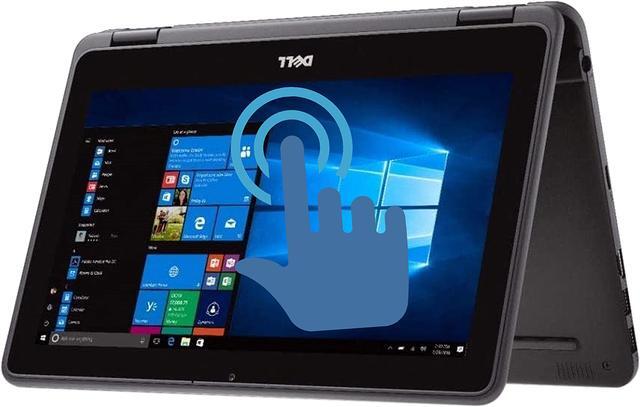 Alt view image 3 of 6 - DELL Laptop Intel Pentium N4200 4GB Memory 128 GB SSD 11.6" Touch Screen Windows 10 Pro 64bit 3189