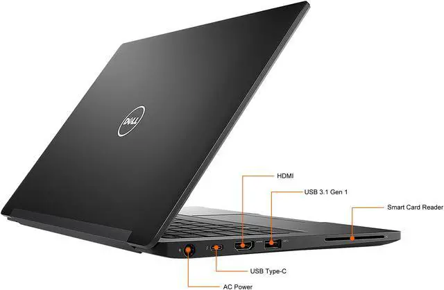 Alt view image 4 of 9 - DELL Grade A Laptop Latitude Intel Core i7-8650U 16GB Memory 256 GB SSD Intel UHD Graphics 620 12.5" Non-Touch Screen Windows 10 Pro 64-bit 7290