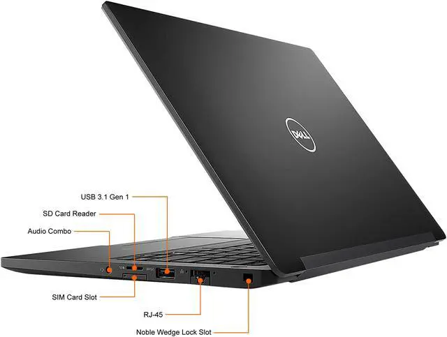 Alt view image 6 of 9 - DELL Grade A Laptop Latitude Intel Core i7-8650U 16GB Memory 256 GB SSD Intel UHD Graphics 620 12.5" Non-Touch Screen Windows 10 Pro 64-bit 7290