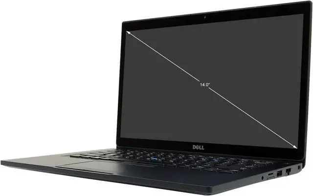 Alt view image 2 of 10 - DELL Grade A Laptop Latitude Intel Core i5-7300U 16GB Memory 256 GB SSD Intel HD Graphics 620 14.0" Non-Touch Screen Windows 10 Pro 64-bit 7480