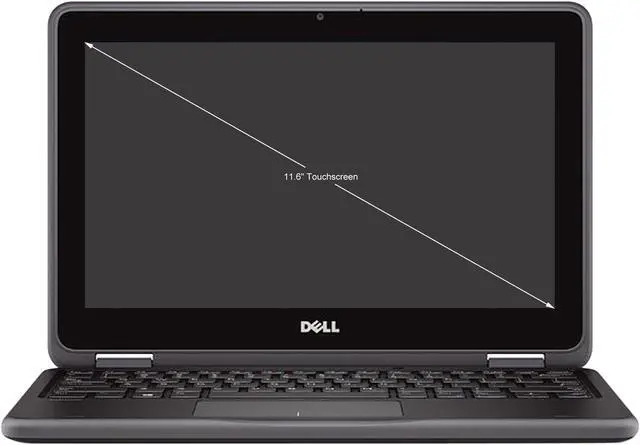 Alt view image 2 of 4 - DELL Laptop 3189 Intel Pentium N4200 (1.10GHz) 4 GB Memory 128 GB SSD Intel HD Graphics 505 11.6" Touchscreen Windows 10 Pro 64-bit Grade C