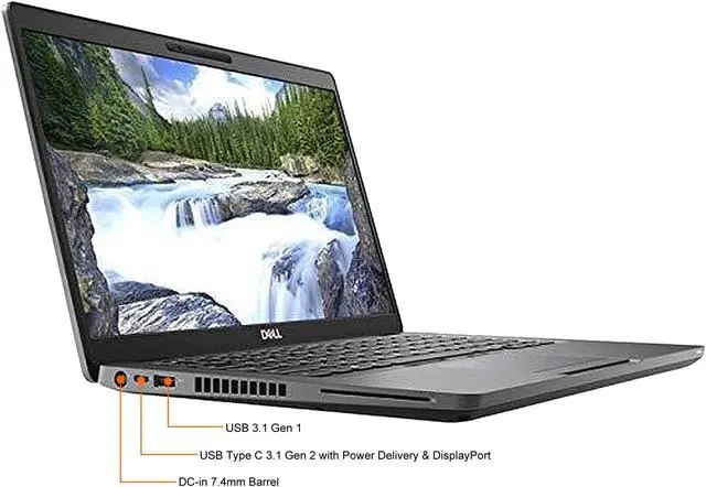 Alt view image 6 of 6 - DELL Grade B Laptop Latitude Intel Core i5-8265U 16GB Memory 512 GB SSD Intel UHD Graphics 14.0" Non-Touch Screen Windows 10 Pro 64-bit 5400