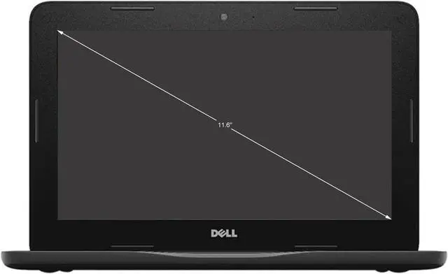 Alt view image 2 of 6 - DELL Grade B Chromebook Intel Celeron N3060 4GB Memory 16 GB eMMC SSD 11.6" Non-Touch Screen Chrome OS Chromebook 11 3180
